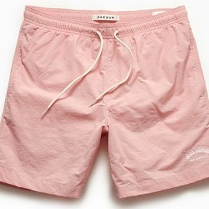 Pacsun, pink swim shorts